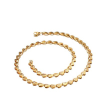 Collar de cadena de oro simple de diseño de moda de hombres de alta calidad